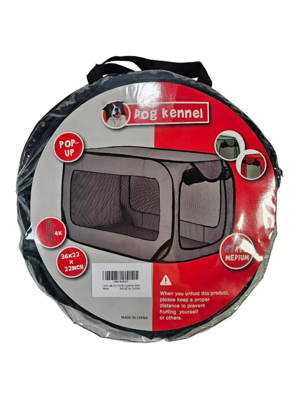 Pop-Up Dog Kennel Medium Size 36